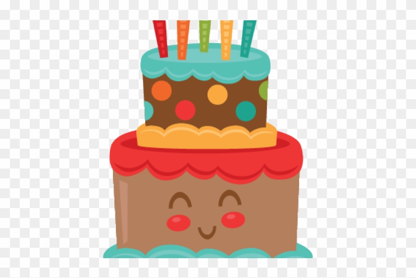 Birthday Cake Clipart Winter - Cute Birthday Cake Clipart - Png Download