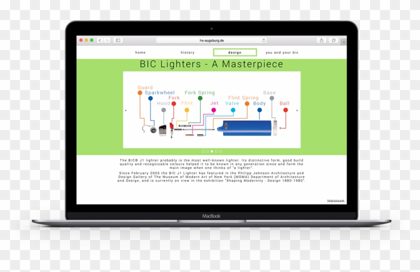Website Bic Lighters - Laptop Image For Powerpoint Clipart