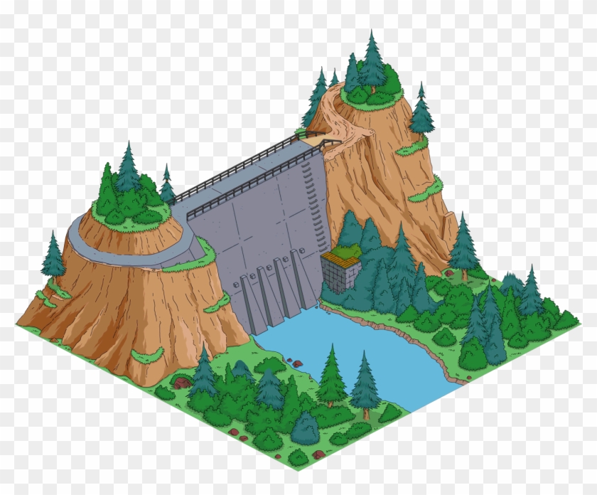 Tsto Springfield Dam - Springfield Dam Tapped Out Clipart #5685944