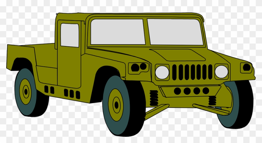 Vehicle Car Hummer Army Jeep Automobile - Car Jeep Clipart Png Transparent Png #5686016