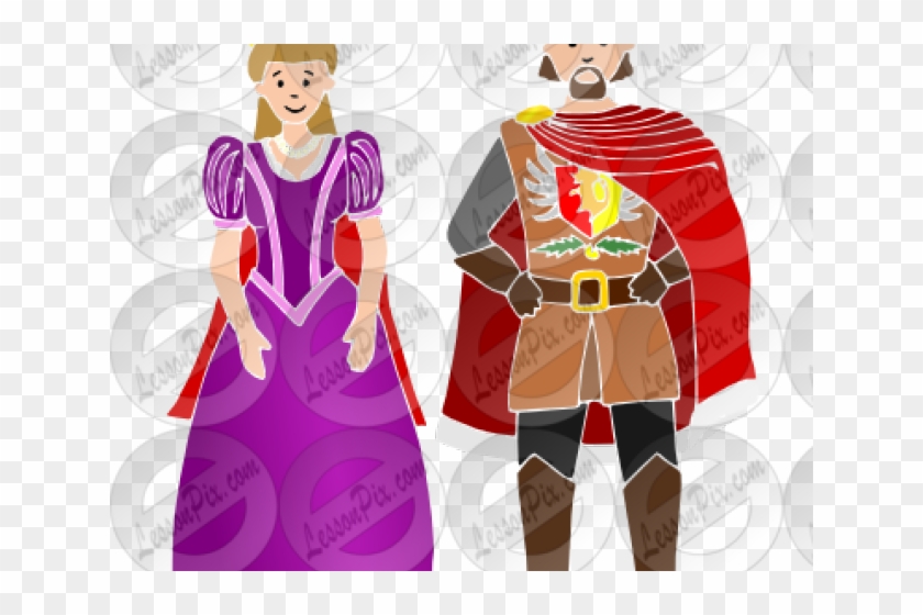 Queen Clipart Medieval King Queen - Illustration - Png Download #5686222