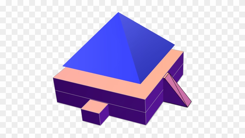 Pyramid Of Light - Triangle Clipart #5686684