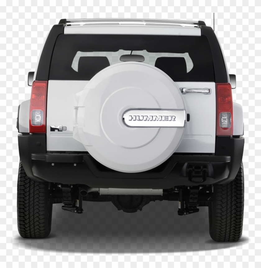 17 - - Hummer H3 Rear View Clipart