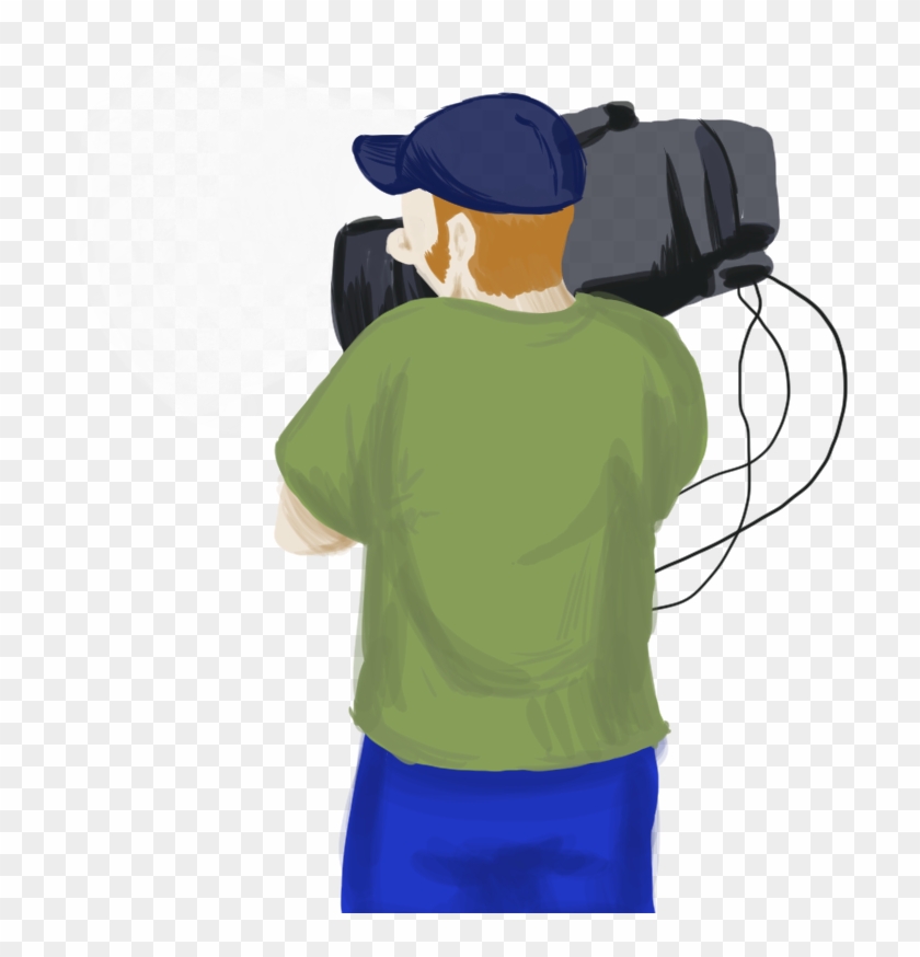 Cameraman - Cartoon Camera Man Png Clipart