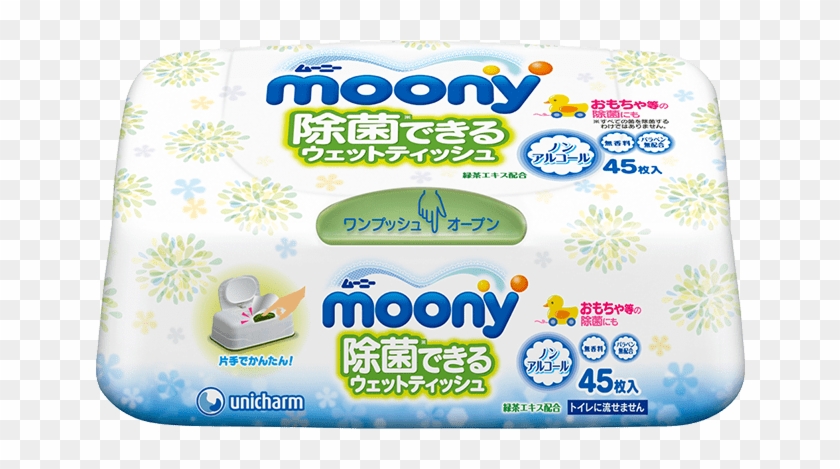 Moony "jokin" Wet Tissues Remove Bacteria - Wet Wipe Clipart #5687216