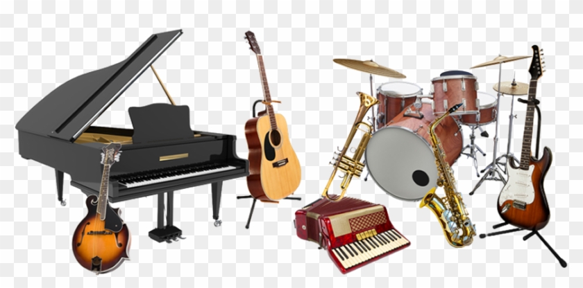 Alat Band Png - Musical Instruments All Together Clipart