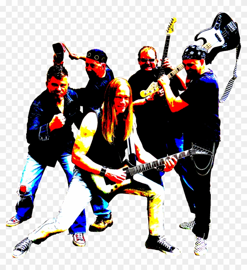 Band Photo Posterized Png - Illustration Clipart