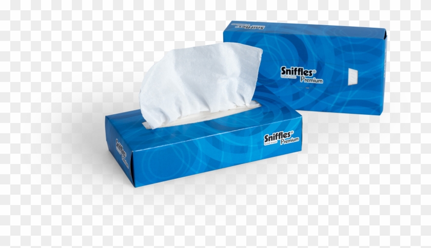 Sniffles® Premium Soft And Strong Virgin Tissue At - Electric Blue Clipart #5688332