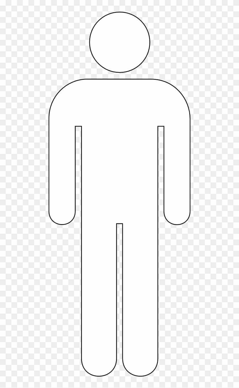 Man Pictogram Male Restroom Png Image - Person Icon White Png Clipart #5688511