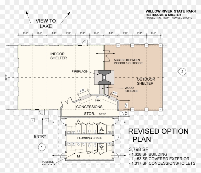 Willow River State Park Plans - Floor Plan Clipart