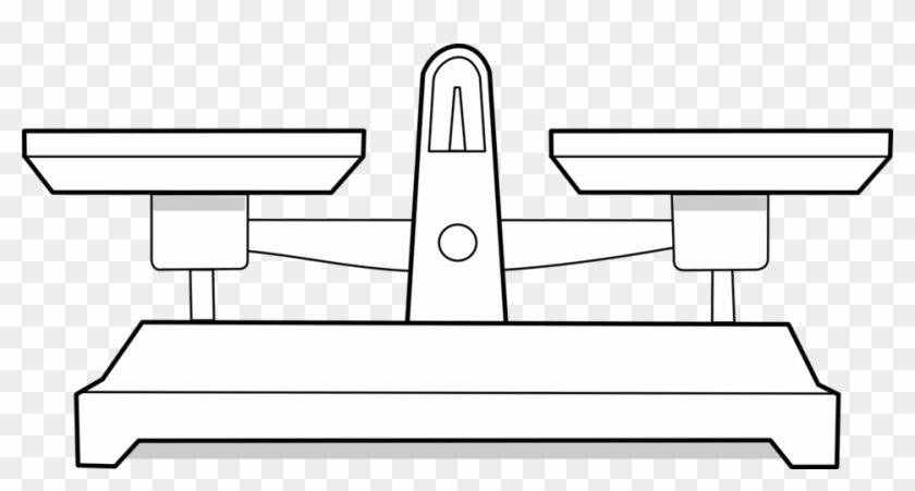 Balance / Scale - Scale Clipart Black And White - Png Download