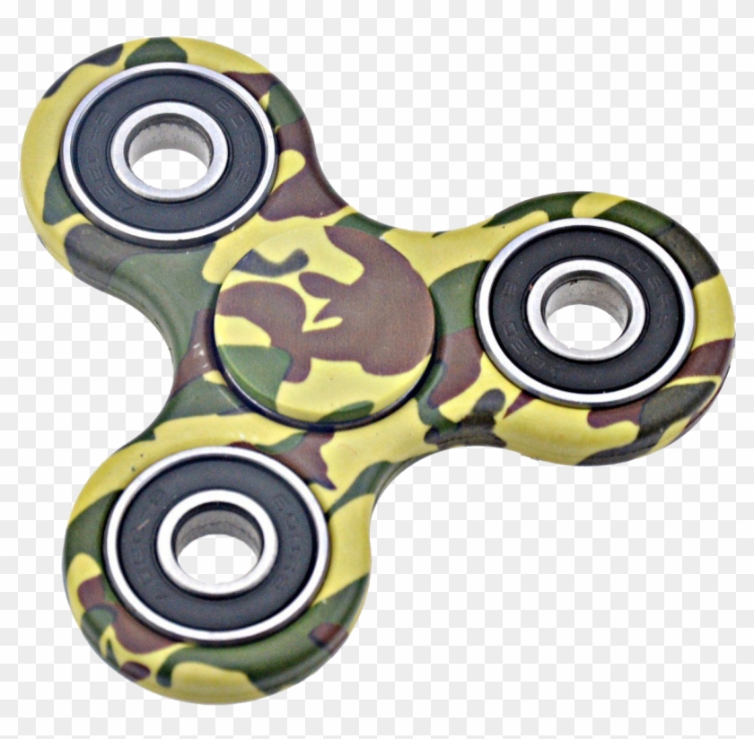 Camo Fidget Spinner - Spinner Camuflados Clipart #5689075