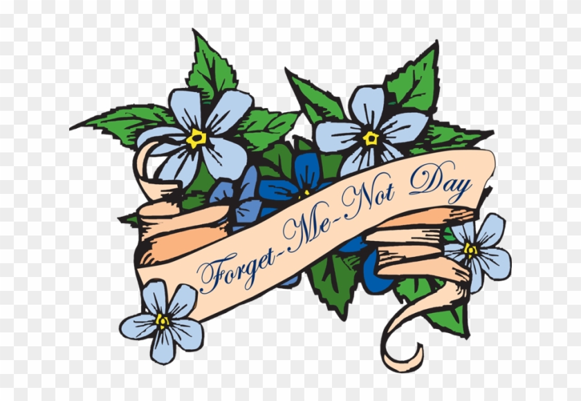 Forget Me Not Day - Forget Me Not Day Clipart - Png Download
