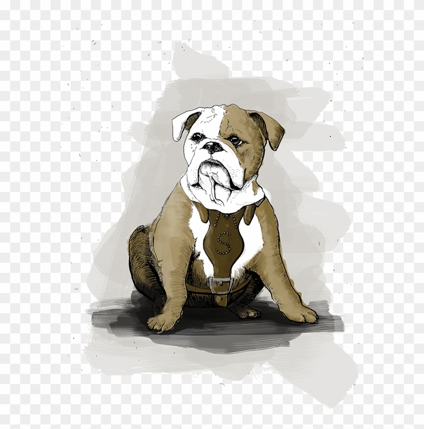 In Fact, His Very Name Honors The Legendary Voice Of - Olde English Bulldogge Clipart #5690100