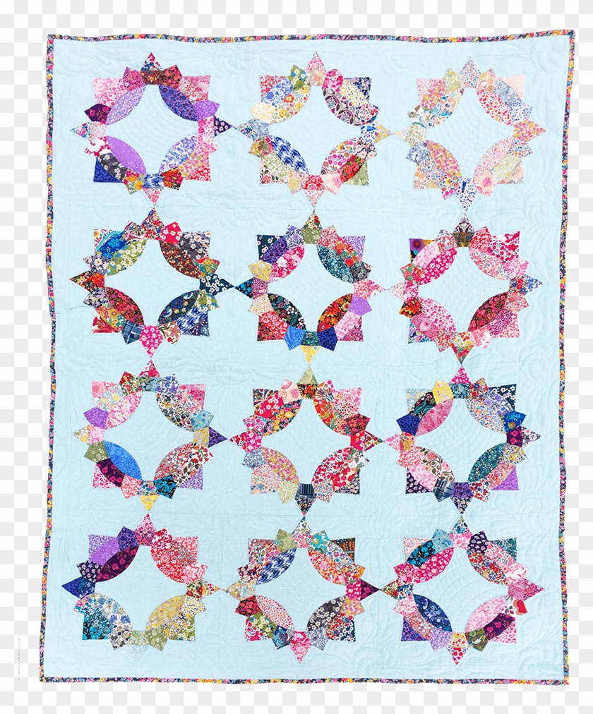 Brimfield Awakening Quilt - Foundation Piecing Clipart #5690818