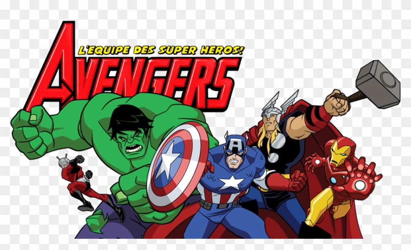 Earth's Mightiest Heroes Image - Avengers Cartoon Png Clipart