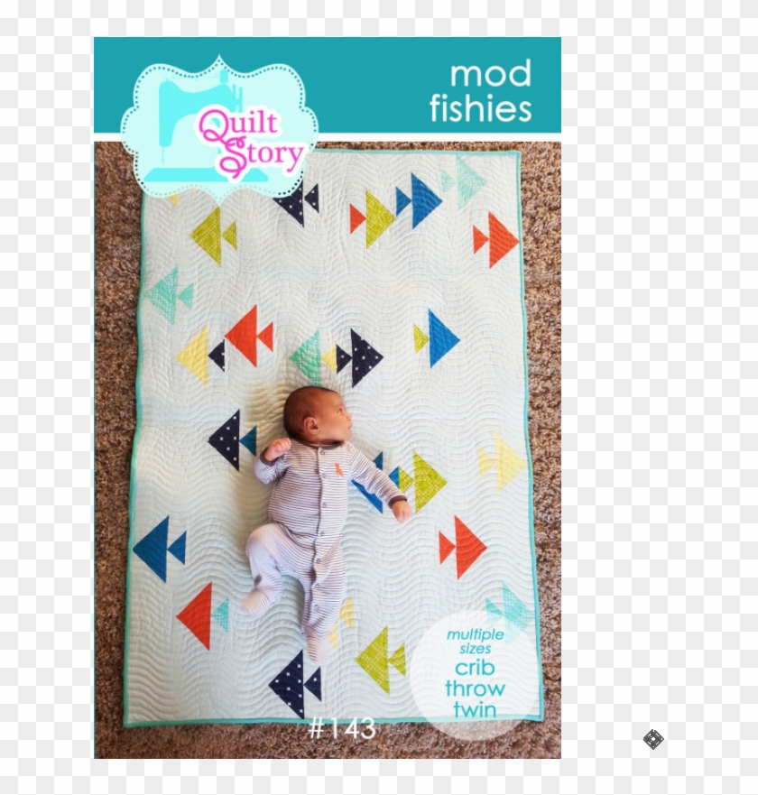 Mod Fishies Quilt Pattern - Patchwork Clipart