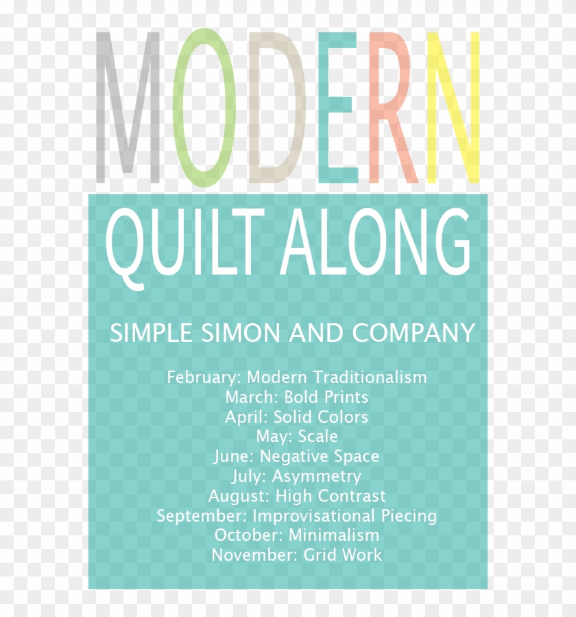 Modern Quilt Along-scale - Graphic Design Clipart