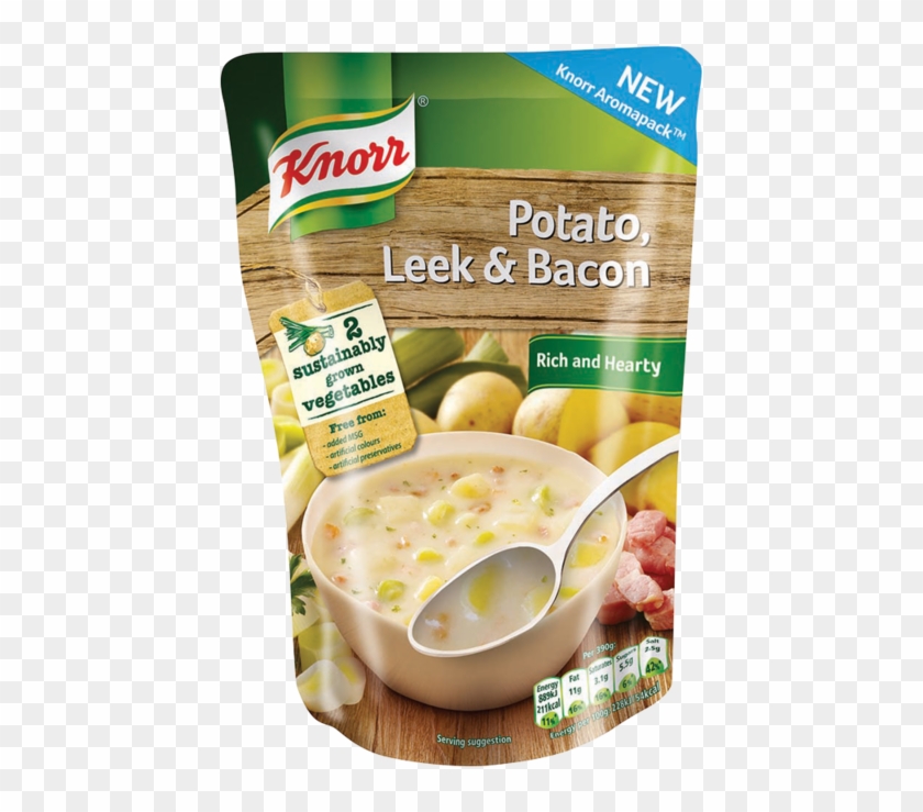 Knorr Potato Leek & Bacon Soup 390g - Knorr Wet Soups Clipart #5691607