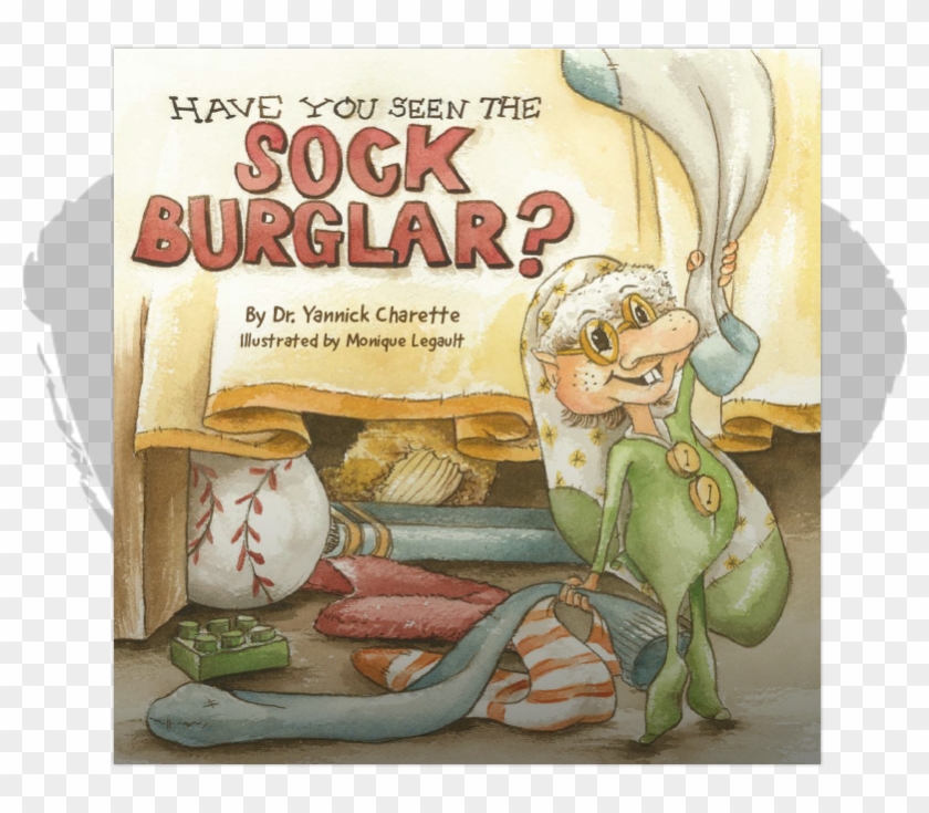 Have You Seen The Sock Burglar - Sock Monster Children's Book Clipart