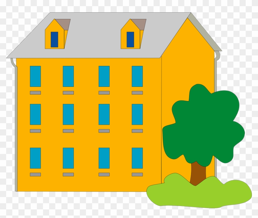 Collection Of Free Vector Apartments Art - Apartment Clipart - Png Download #5692721