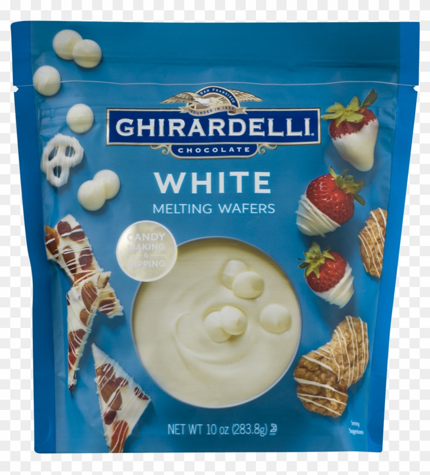 Ghirardelli Chocolate White Melting Wafers Candy Coating, - Ghirardelli White Chocolate Melting Wafers Clipart #5692888