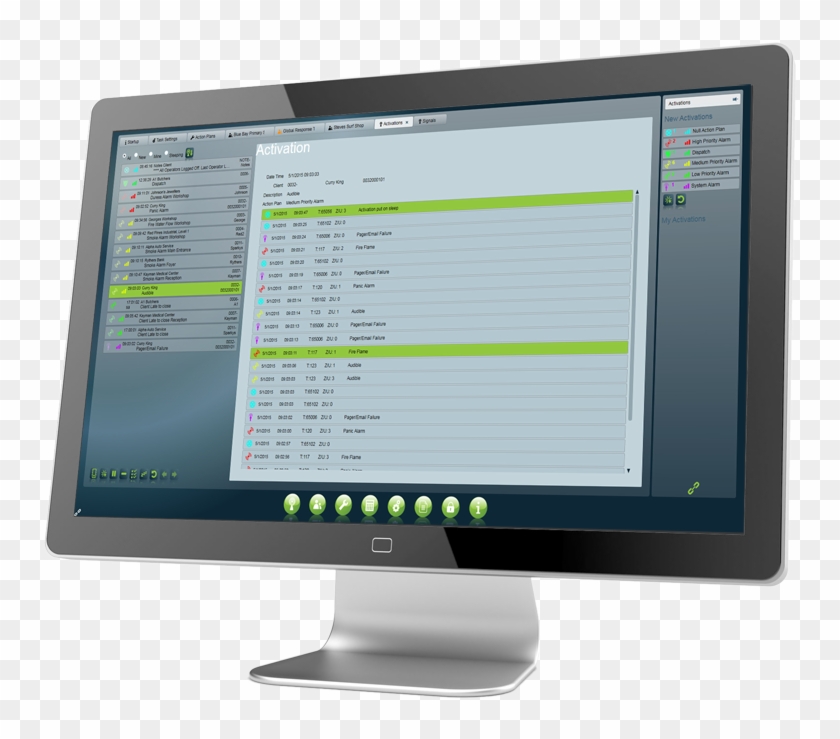 Burglar Alarm System - Patriot Alarm Monitoring Software Clipart