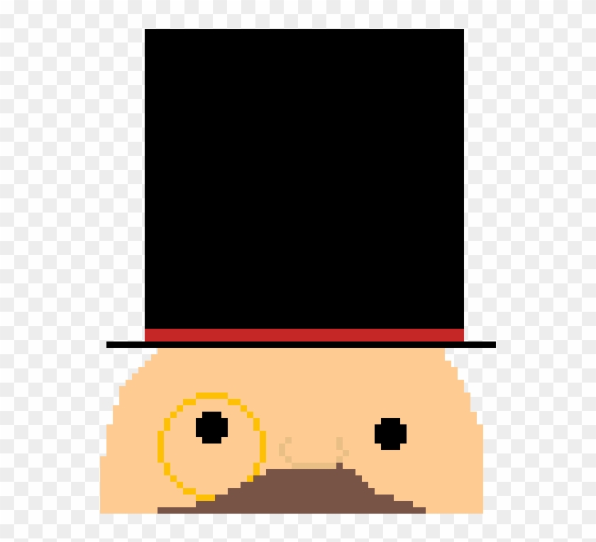 Fancy Guy Wearing A Fancy Hat - Illustration Clipart #5693199