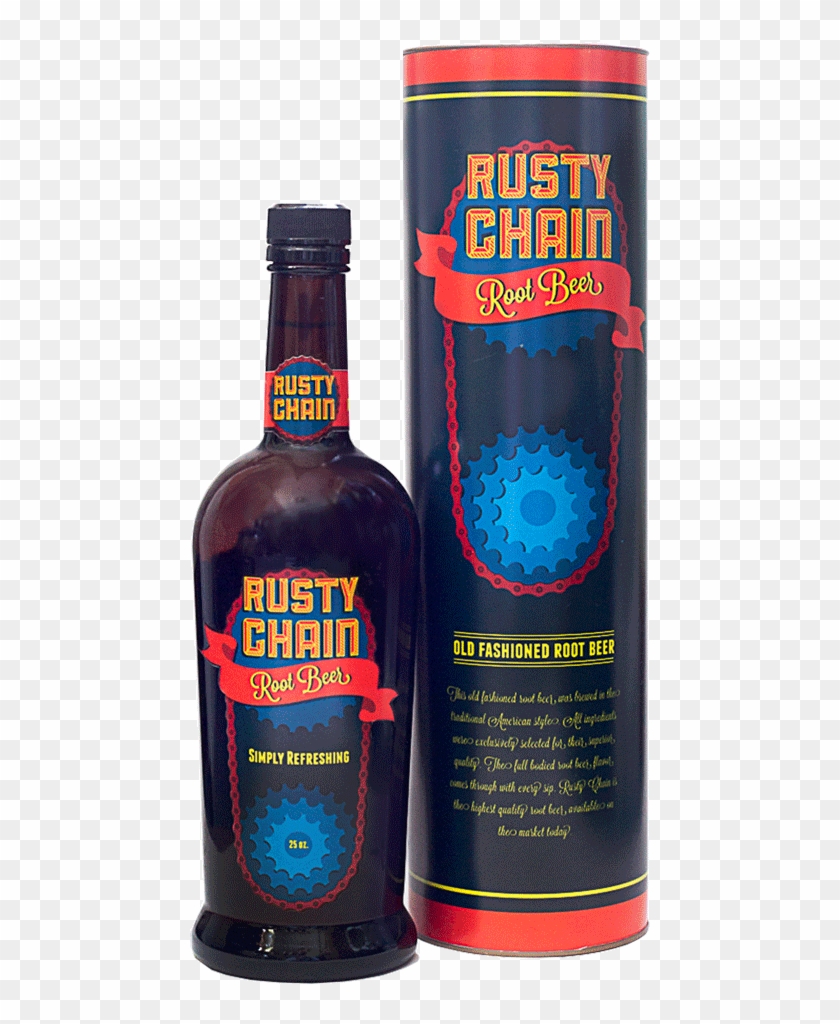 Rusty Chain Root Beer - Distilled Beverage Clipart #5693395