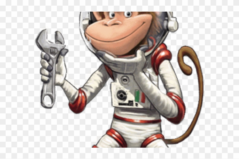 Astronaut Clipart Dress - Cartoon - Png Download