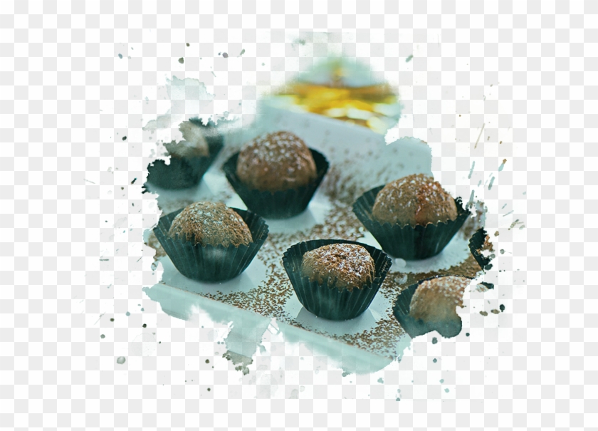 Dark Chocolate Truffle - Rum Ball Clipart #5693564