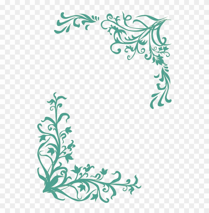 Floral Wedding Frame - Floral Frame Clipart #5693892