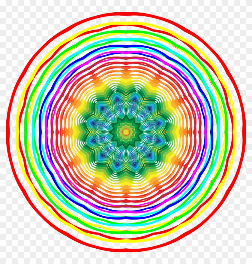 Color Burst Clipart 3 By Jonathan - Mandalas Para Afastar Energias Negativas - Png Download #5695214