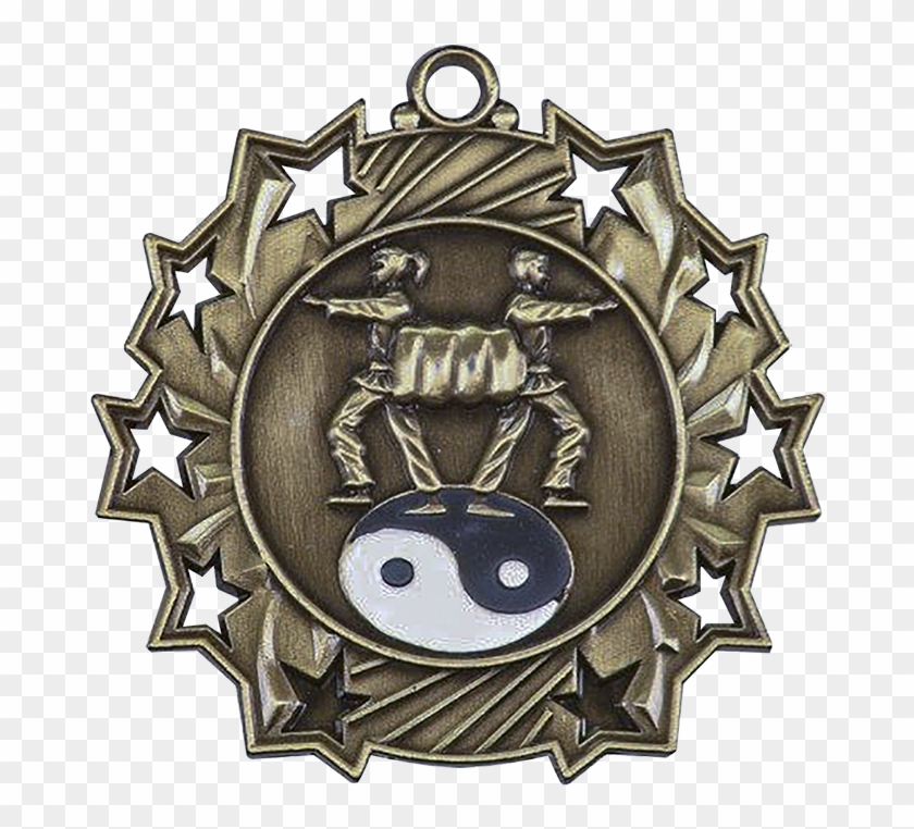 25 Inch Die Cast Martial Arts Medal - Martial Arts Medals Clipart