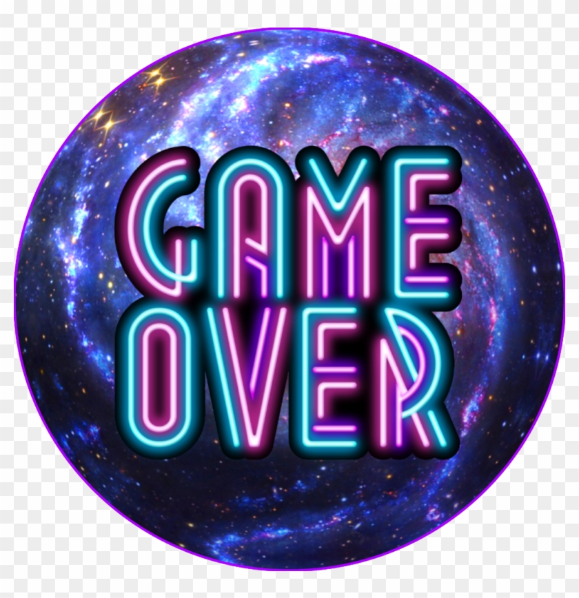 #game #gameover #over #gamer #girl #boy #people #galaxy - Circle Clipart #5696087
