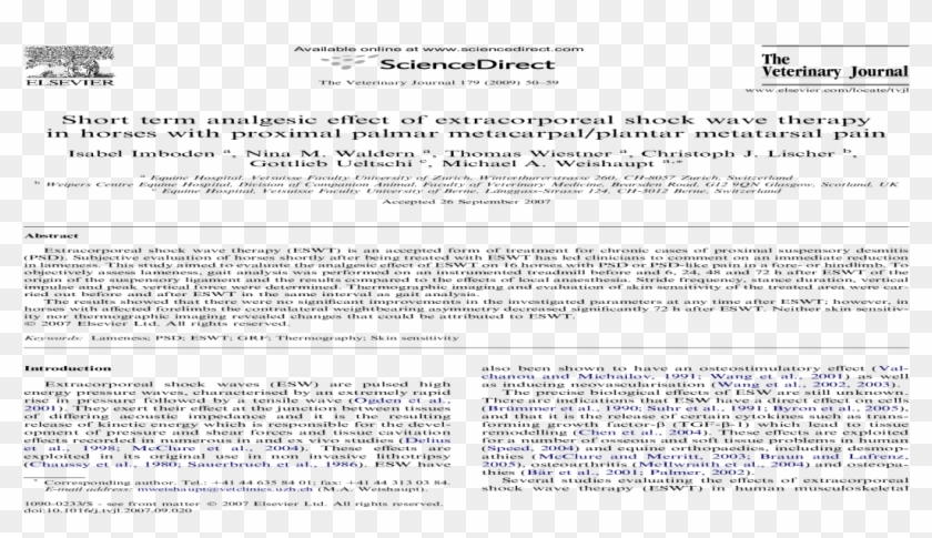 Short Term Analgesic Effect Of Extracorporeal Shock - Sensitivity Analysis In Operation Research Clipart #5696122