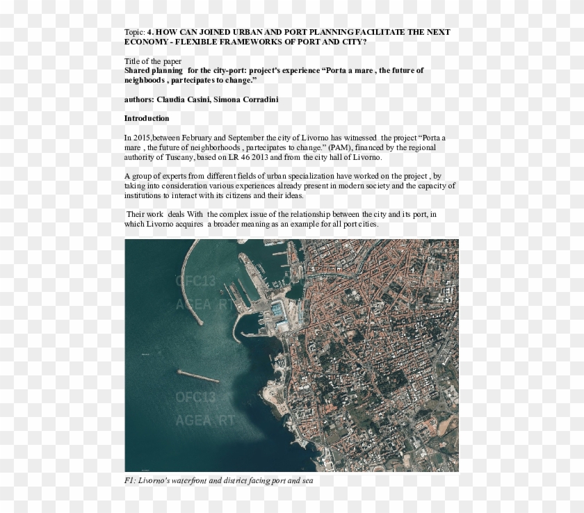 Shared Planning For The City-port - Aerial Photography Clipart