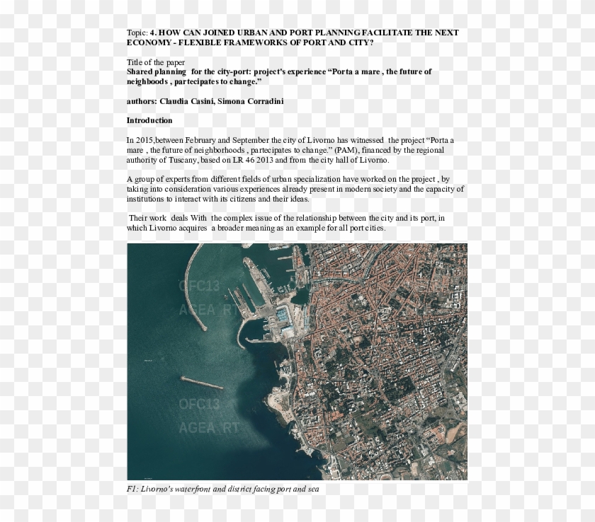 Shared Planning For The City-port - Aerial Photography Clipart #5696235