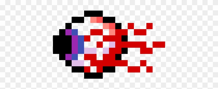 Demon Eye - Terraria Eye Of Cthulhu Pixel Art Clipart