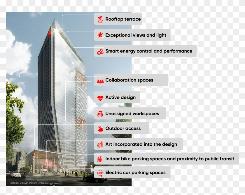 National Bank's Future Eco-responsible Head Office, - National Bank New Headquarters Clipart #5696656