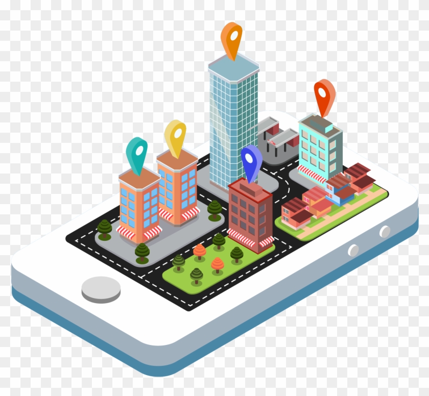 Designed By Freepik - Building Models For Smart City Clipart