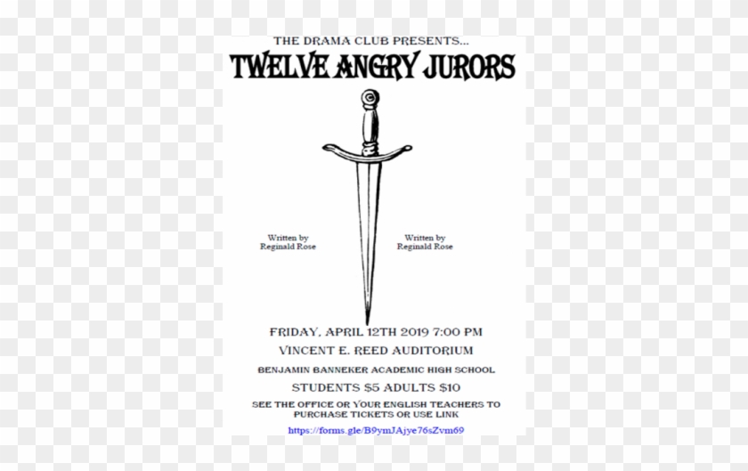Banneker Drama Club Presents - Sword Clipart