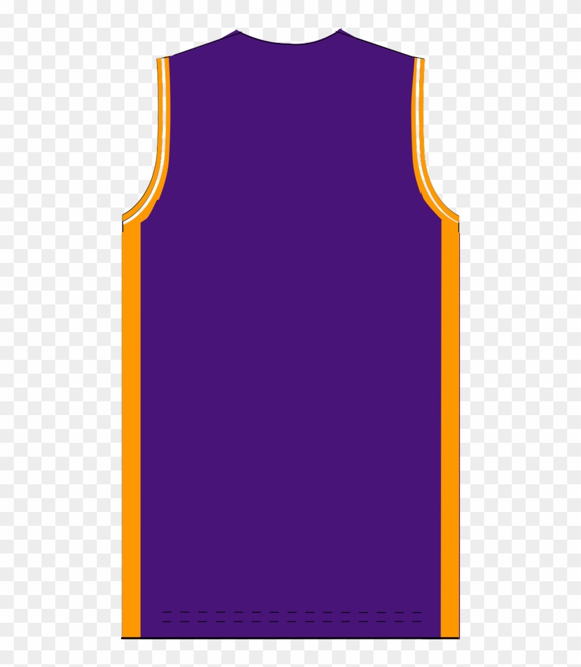 Basketball Clipart Purple - Jersey Basketball Back Png Transparent Png