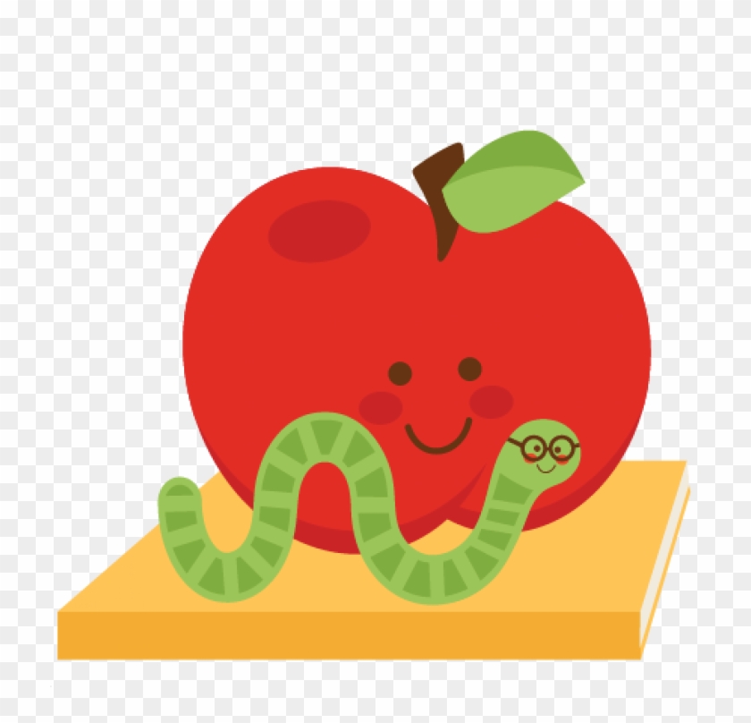 Bookworm Clipart - Illustration - Png Download