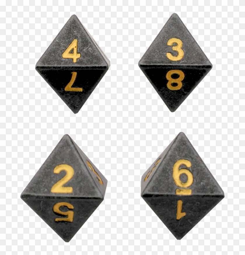 4 Pack Of D8 - Triangle Clipart #5697578