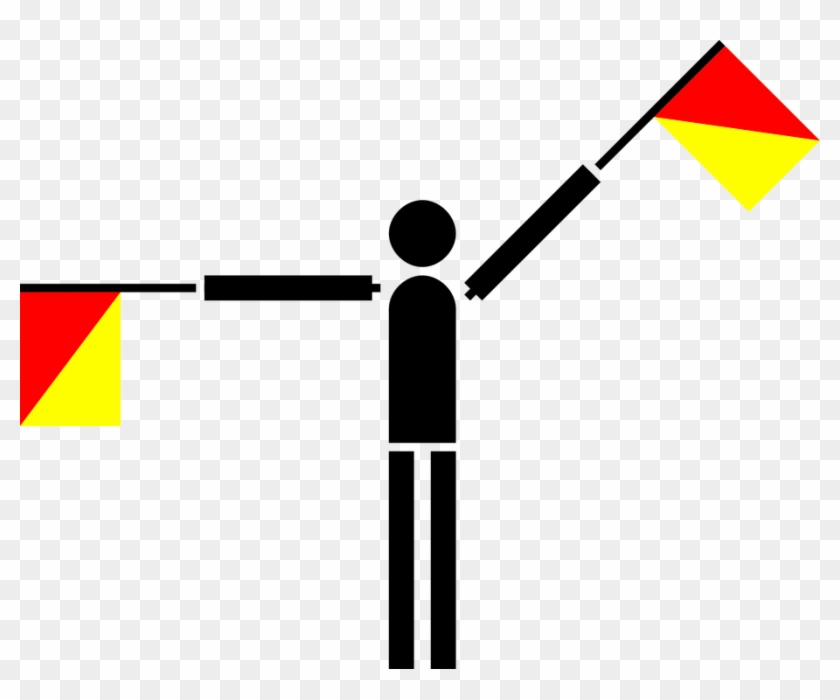 Semáforo, Bandera, Naval, Marina, Señal, Signo, Símbolo - Semaphore Flags L Clipart