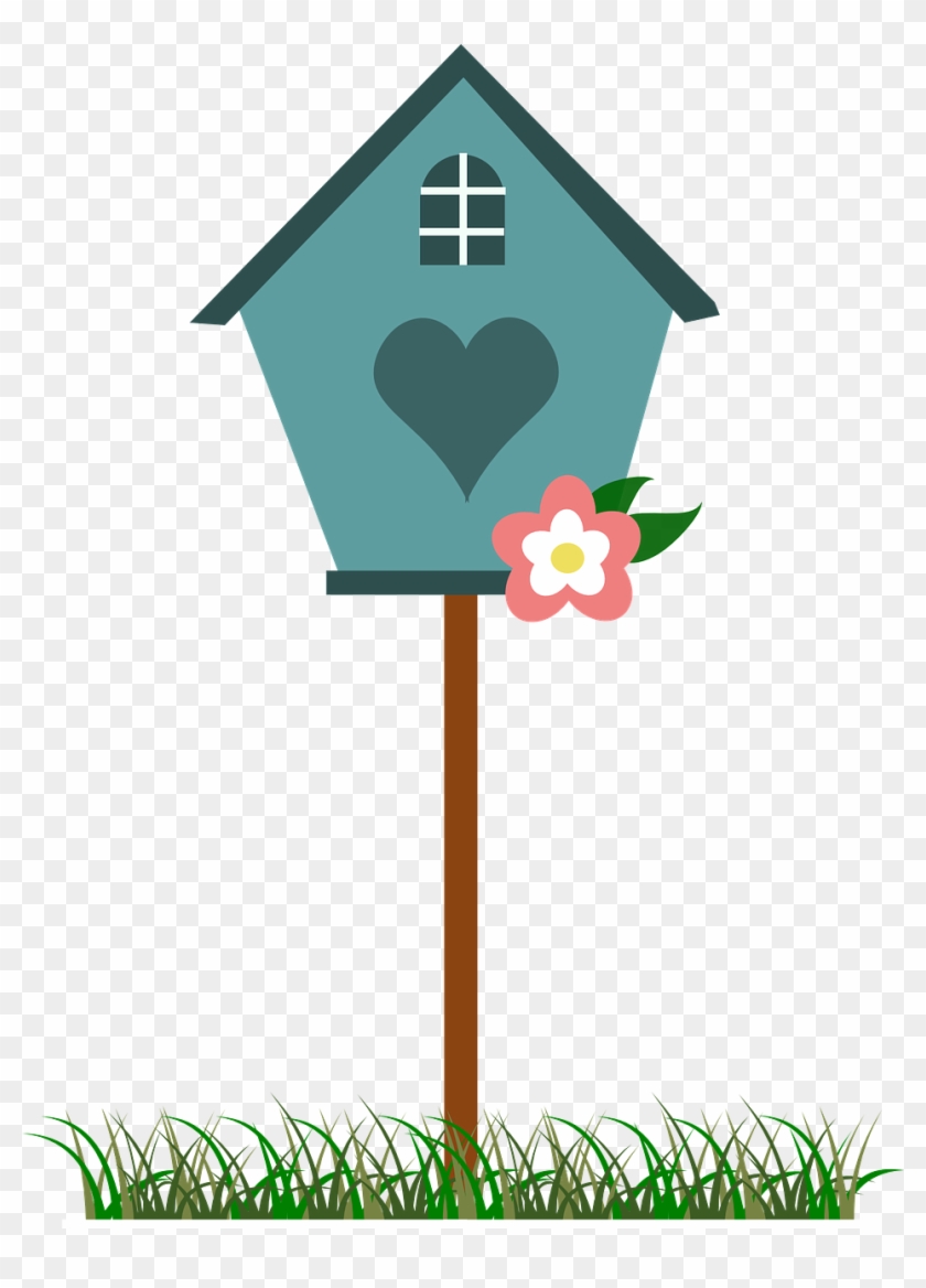 Birdhouse Bird House Blue Png Image - Birdhouse Clipart Transparent Png