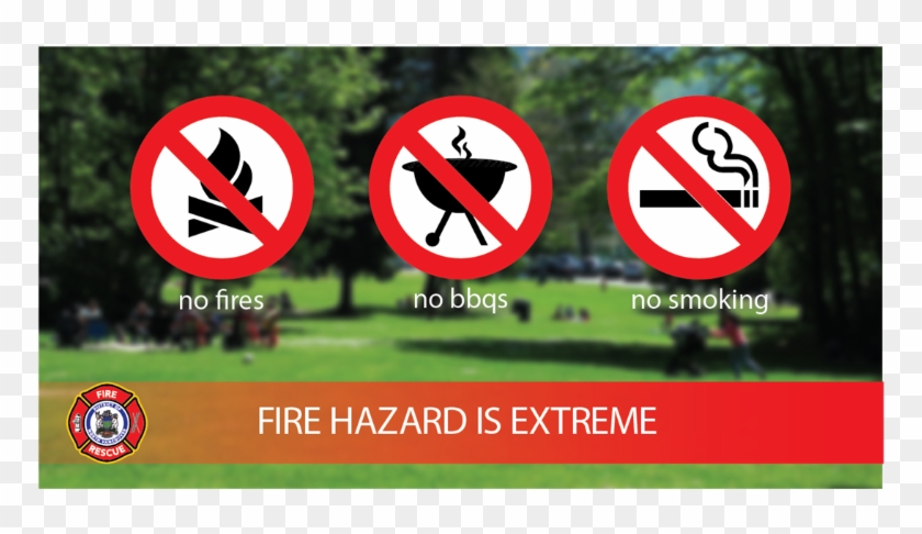 On All Open Flame Fires In All Of Our Public Areas - Traffic Sign Clipart