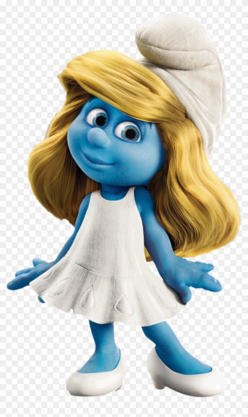Smurfette Sticker - Ms Smurf Clipart