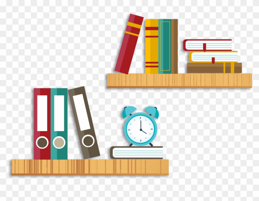 Bookshelves - Lumber Clipart #5698602